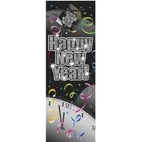 Unique Party Countdown To New Years Wine Bag in Black