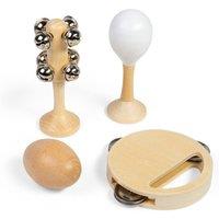 Bigjigs Toys Mini Rhythm Makers in Brown