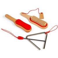 Bigjigs Toys Starter Rhythm Makers in Brown