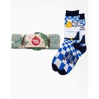Sock Talk Men's What The Duck? Cotton Socks Christmas Cracker Gift Tree Decoration | Size: 7-11