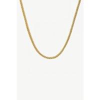 MUCHV Silver or Gold 3mm Men's Twisted Chain Necklace - 60cm