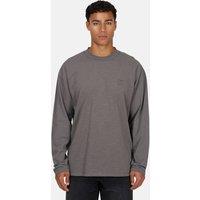 Good For Nothing Men's Relaxed Long Sleeve T-Shirt in Dark Grey | Size: Medium
