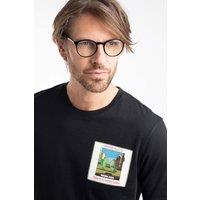 Weird Fish Men's Fish You Were Here Artist T-Shirt in Black | Size: Large