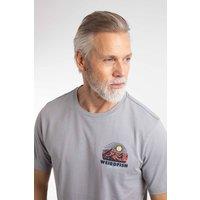 Weird Fish Men's Hiker Graphic T-Shirt in Grey | Size: 4XL