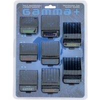 Gamma+ Men's Professional Double Magnetic Clipper Guards - Set of 8 in Black