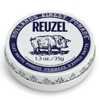Reuzel Clay Matte Pomade - Men's Concentrated Wax Formula With Natural - 35g in White