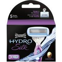 Wilkinson Sword Hydro Silk Women's Razor Blades X3 in Black