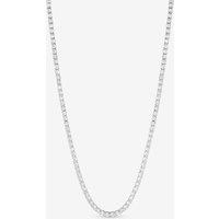 Jon Richard Women's Rhodium Plated & Cubic Zirconia Round Tennis Necklace in Silver