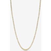 Jon Richard Women's Gold Plated & Cubic Zirconia Round Tennis Necklace