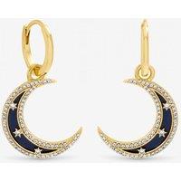 Inicio Women's Gold Plated Lapis Celestial Earrings - Gift Pouch