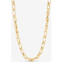 Inicio Women's Gold Plated Twisted Link Necklace - Gift Pouch