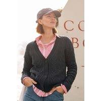 Weird Fish Women's Roscoe Striped Boyfriend Shirt in Coral | Size: 8