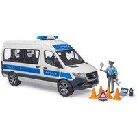 Bruder 1:16 MB Sprinter Police with policeman & L+S Module in White | Size: 1 Pack