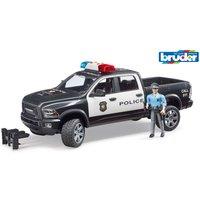 Bruder 1:16 RAM 2500 Police truck with policeman & accessories in Black | Size: 1 Pack