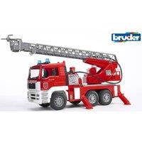 Bruder 1:16 MAN TGA Fire engine with ladder, water pump & L + S Module in Red | Size: 1 Pack