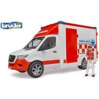Bruder 1:16 MB Sprinter Ambulance with driver & L+S Module in White | Size: 1 Pack