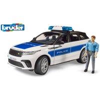 Bruder 1:16 Range Rover Velar Police with policeman in White | Size: 1 Pack
