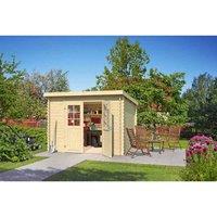 Lasita Maja Ltd San Jose 230-Log Cabin, Garden Room, Home Office L295xW268.7xH210.9cm in Light Brown