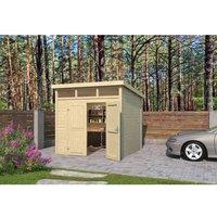 Lasita Maja Ltd Kibo 3-Log Cabin, Garden Room, Home Office - L270xW274.1xH245.1 cm in Natural