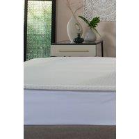 The Lyndon Company Memory Foam Mattress Topper 5cm Depth | Deyongs 1846 in Off-White | Size: Super King