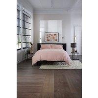 The Lyndon Company St Quentin 100% Cotton Reversible Duvet Bedlinen | Deyongs 1846 in Rose | Size: Double
