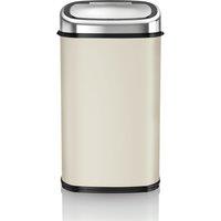 Tower Kitchen Bin with Sensor Lid, Automatic Soft-Close, 58 Litre T80903 in Cream