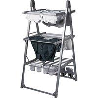 Abode Electric Clothes Dryer Heated Airer with 30 Rails AECRD2002 in Silver