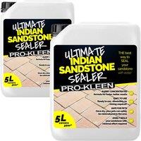 ProKleen Indian Sandstone Sealer Protects Against Weathering Stains Oil in Clear | Size: 4 Pack