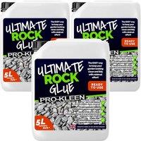 ProKleen Ultimate Rock Glue 15L (Covers 240 ft2) in White | Size: 6m