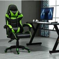 MCC Direct Neon Edge Gaming Chair with Tilt & Swivel function Chair A in Green