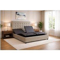 PARADISE BEDS LTD Adjustable Ergomativ Optim Wireless Remote & Anti Slip Base- Full Set in Beige | Size: King