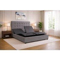 PARADISE BEDS LTD Adjustable Ergomativ Optim Wireless Remote & Anti Slip Base- Full Set in Dark Grey | Size: Super King