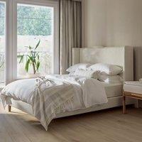 KDMD Margot Boucle Upholstered Ivory Bed Frame | Size: Double