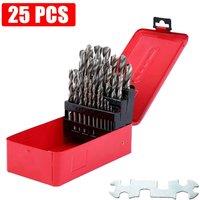 Havendro 25 Pc HSS Cobalt Metal Drill Bit Set 1mm-13mm