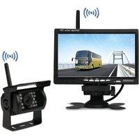 Havendro 7 LCD Monitor Wireless Car Reversing Camera For Bus Truck Van in Black