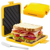 VOGREX Toasted Sandwich Maker Machine Waffle Maker Toastie in Yellow