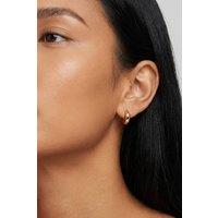 MUCHV Gold Tiny Huggie Hoops - Women's Jewellery