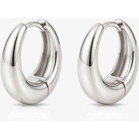 MUCHV Sterling Silver Tiny Huggie Hoops - Women's Jewellery