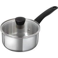 Kuhn Rikon Classic Stainless Steel Induction Safe Saucepan, 20cm/3L in Silver