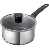 Kuhn Rikon Classic Stainless Steel Non-Stick Induction Safe Saucepan, 18cm/2.3L in Silver
