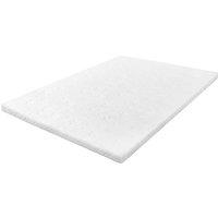 Lavio Single Bed Mattress Topper 5cm Memory Foam Pressure Relief Washable in White