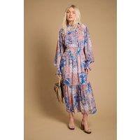 Oasis Women's Ruffle Detail Midi Dress | Size: 12