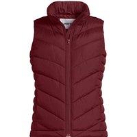 Lands' End Women's Plus Feather Free Gilet in Burgundy | Size: 24-26