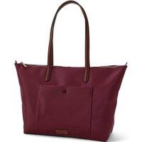Lands' End Women's Commuter Tote Bag in Burgundy