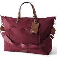 Lands' End Women's Travel Tote Bag in Burgundy