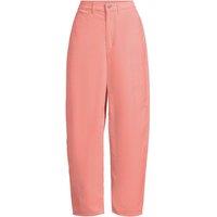 Lands' End Women's Barrel Leg Corduroy Jeans in Coral | Size: 12