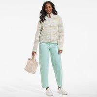 Lands' End Women's Barrel Leg Corduroy Jeans in Duck Egg Blue | Size: 10