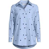 Lands' End Women's Plus Cotton Oxford Shirt in Bright Blue | Size: 20-22