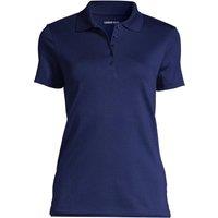 Lands' End Women's Plus Short Sleeve Supima Polo Shirt in Dark Navy | Size: 3X