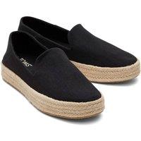TOMS Women's Carolina Slip On Shoe in Black | Size: 6